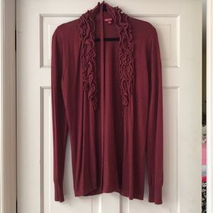 Shirred Sweater Cardigan